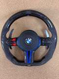 Volante BMW M3 Carbon Blue Alcantara