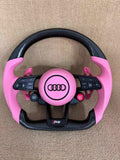 Volante Audi RS Pink Carbon Edition